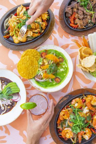 Vibrant Mexican dishes at La Quinta Resort & Club Adobe Grill.