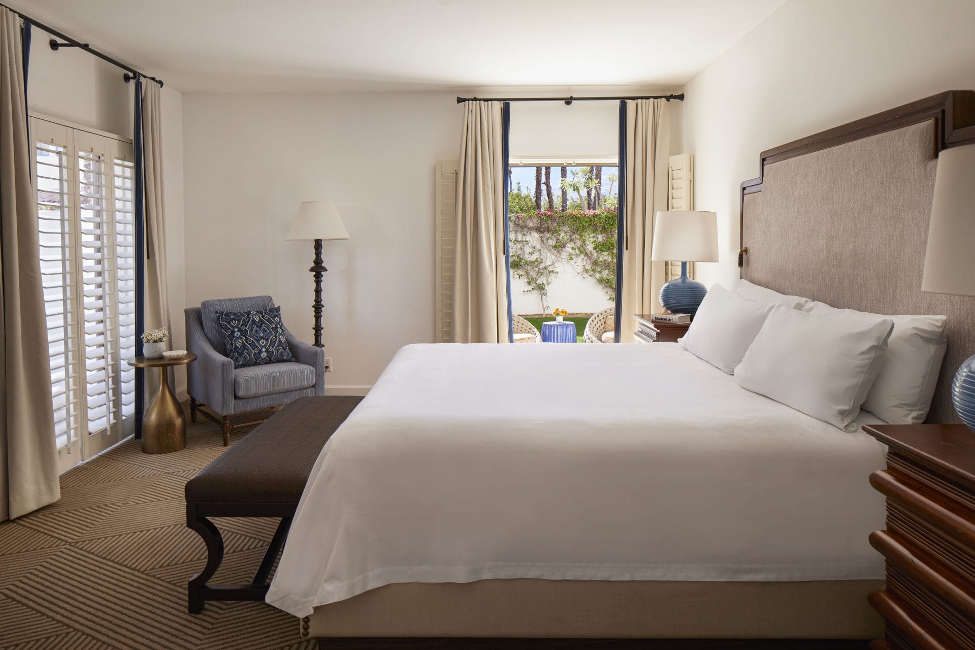Bedroom suite with king beds at La Quinta Resort & Club.