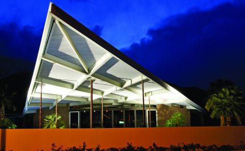 Modern architectural pavilion at La Quinta Resort & Club.
