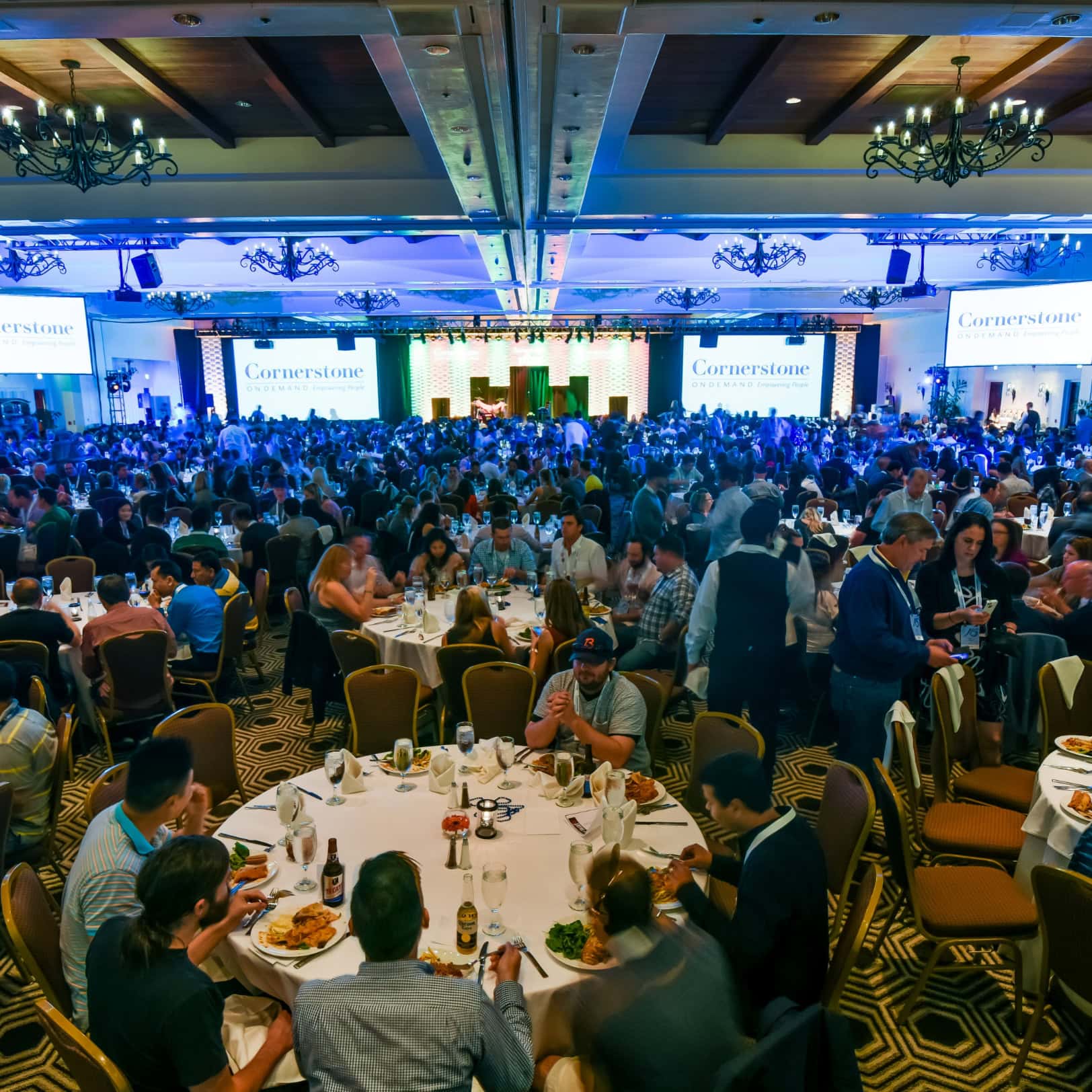 Conference at La Quinta Resort & Club, large meeting event with attendees and stage.