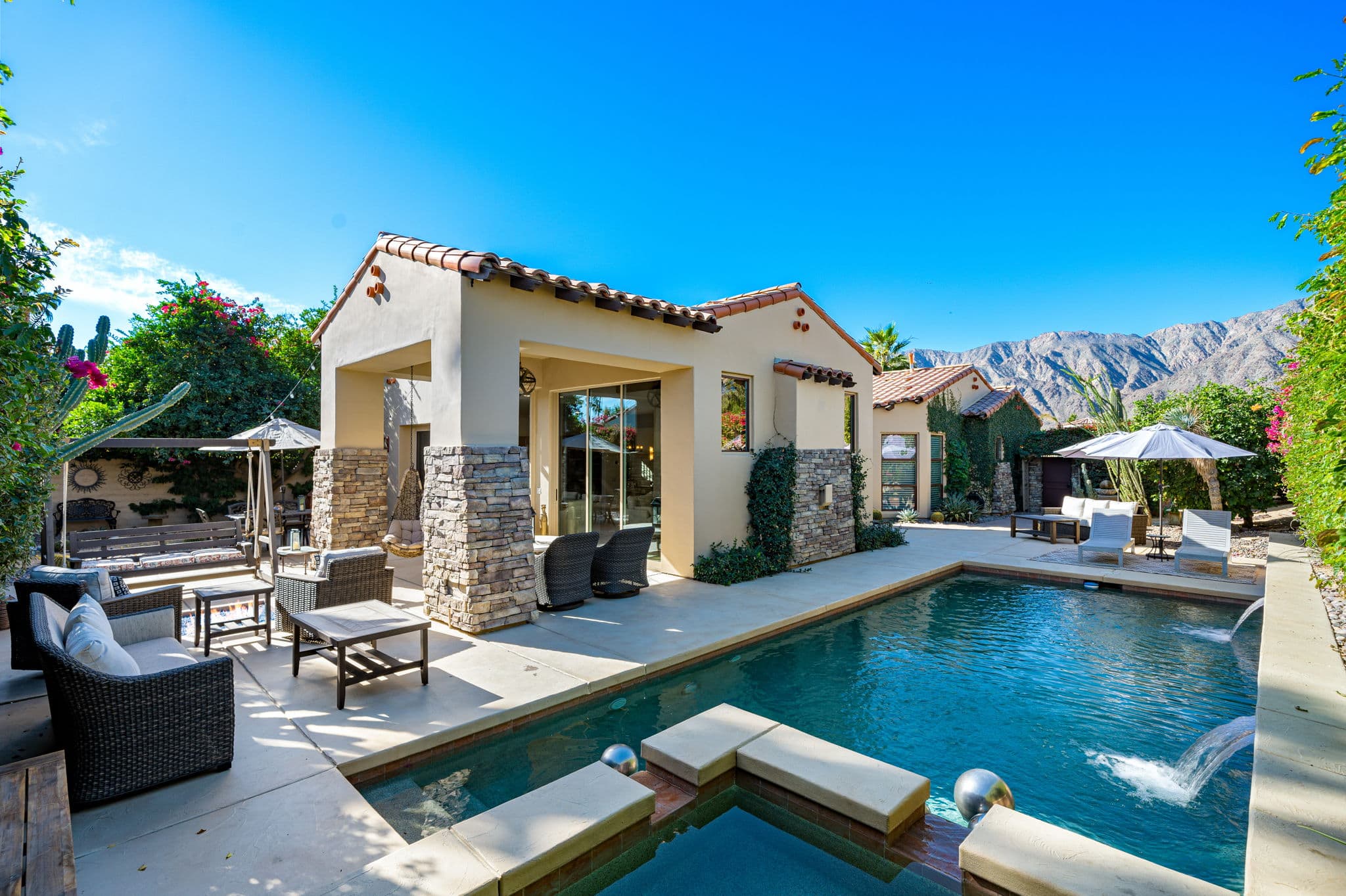 Luxurious casitas and suites at La Quinta Resort & Club with private pools and mountain views.