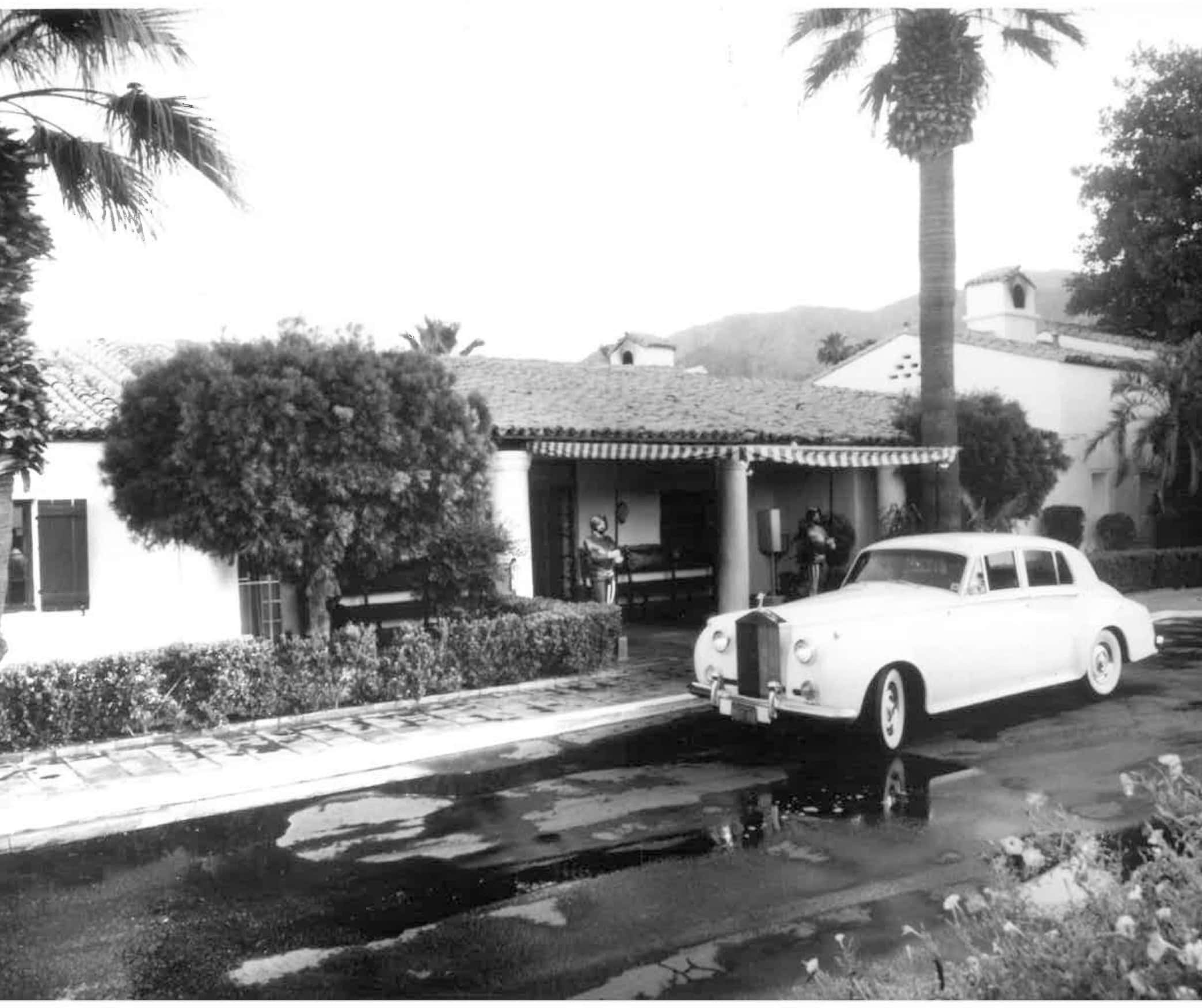 Vintage car parked outside La Quinta Resort & Club.