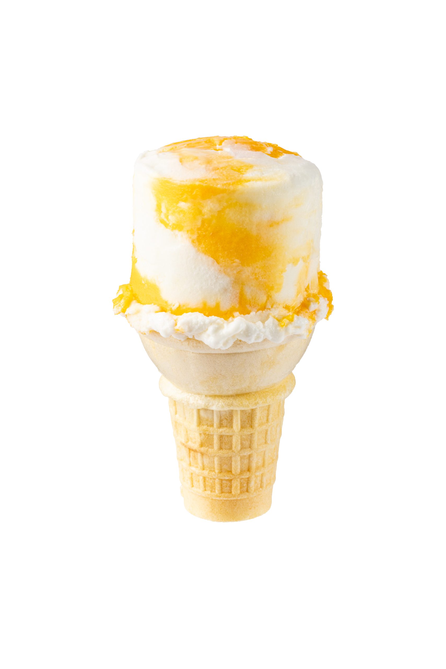 Delicious mango swirl ice cream cone at La Quinta Resort & Club.