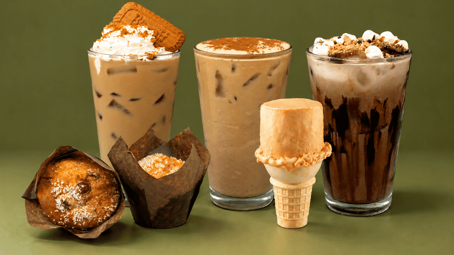 Assorted coffee drinks and desserts at La Quinta Resort & Club.