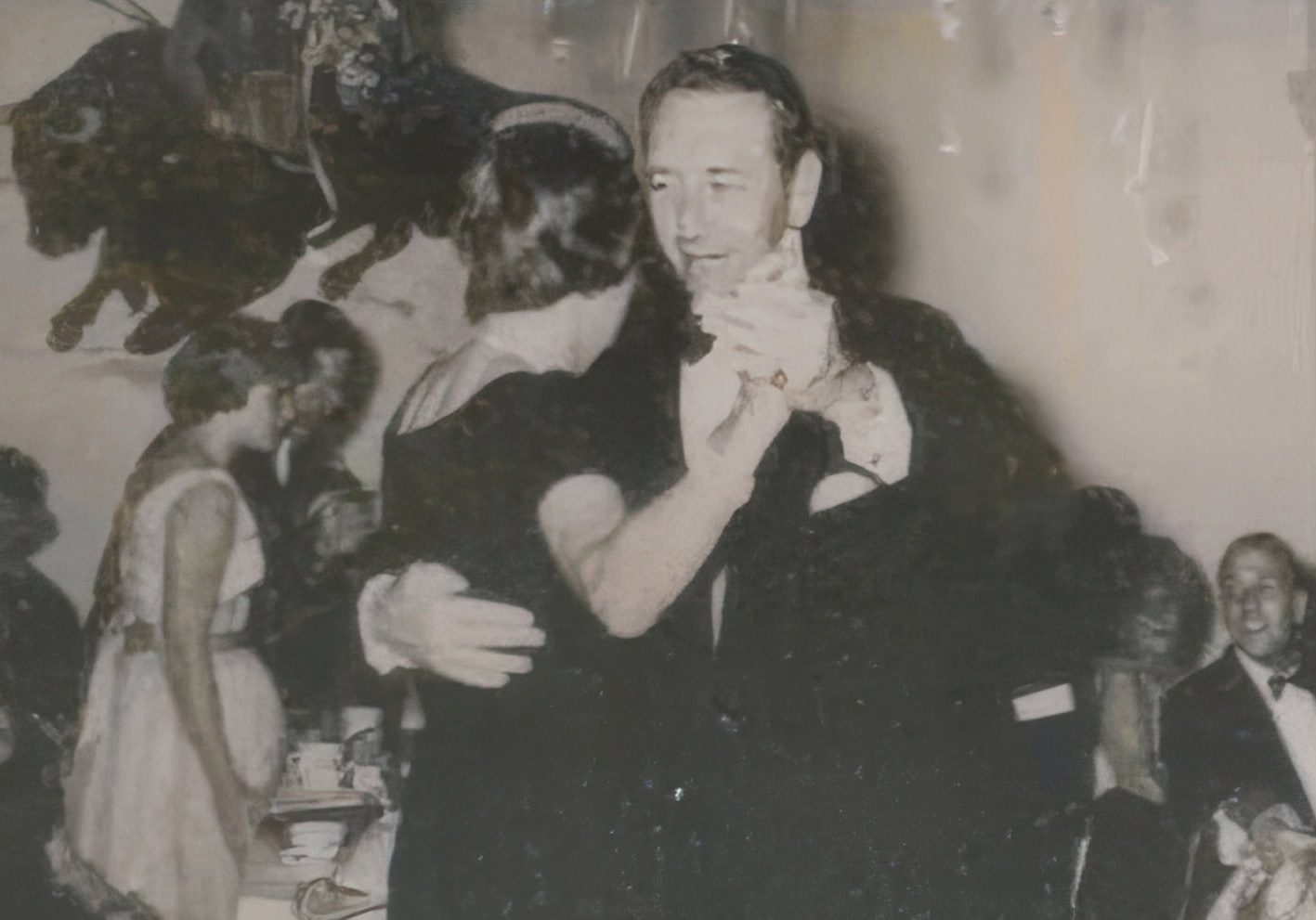 Vintage photo of couples dancing at La Quinta Resort's Centennial Celebration.